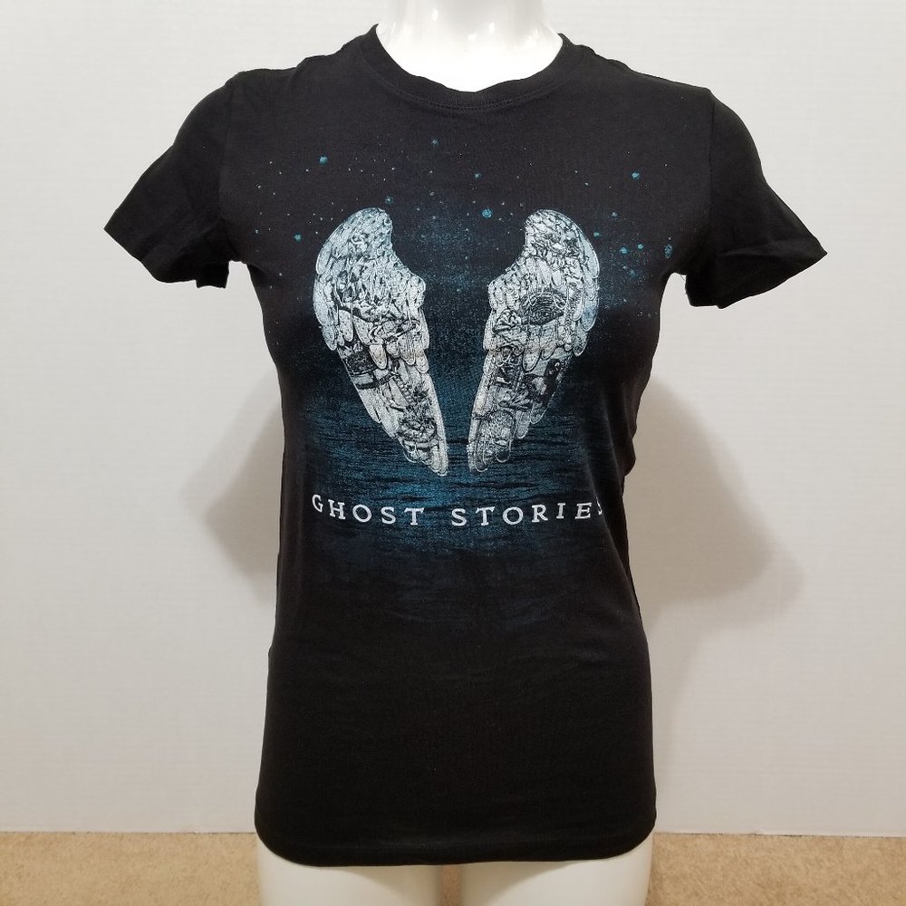 Coldplay shirt Medium Ghost Stories cover art wings graphic band merch